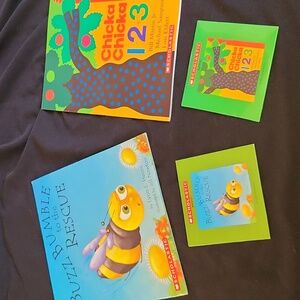 Scholastic Audio Children's Book Sets Buzz Bumble & Chica Chica 123
